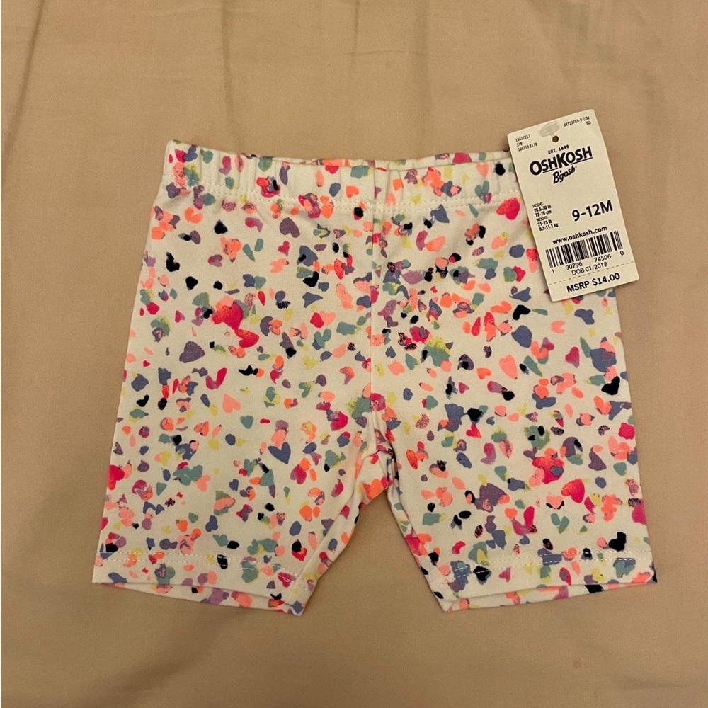 New Baby OshKosh B'gosh Multicolor Print Shorts, 9-12M